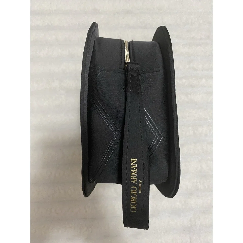 GIORGIO ARMANI BEAUTY FRAGRANCE BLACK MAKE UP TRAVEL SIZE POUCH